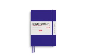 LEUCHTTURM WEEKLY PLANNER 2026 A5 HC 12 MONTHS INK 372713